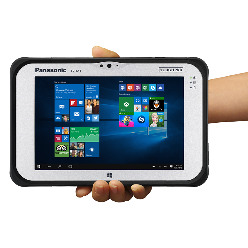 松下（Panasonic）FZ-M1 三防加固平板电脑，7.0 英寸轻薄便携式工业手持tablet 酷睿i5-7Y57 {已停产}