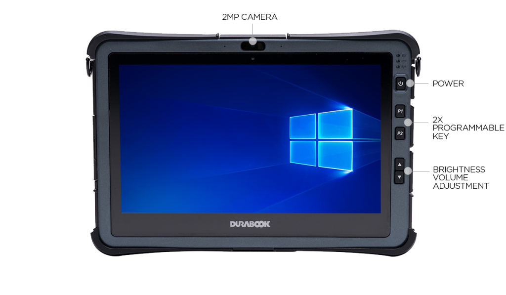 Durabook U11I 加固平板电脑，11.6英寸支持Windows 11系统