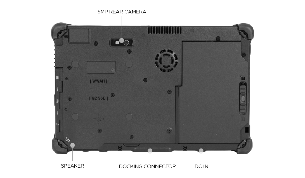 Durabook R11 三防平板电脑规格图