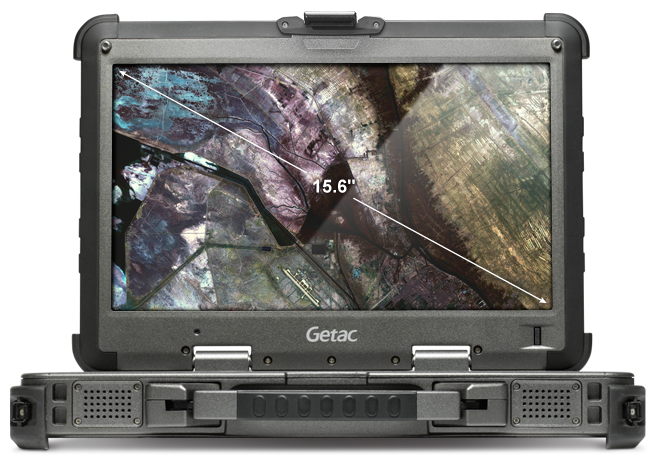 GETAC X500全加固三防笔记本电脑采用15.6英寸的大屏幕