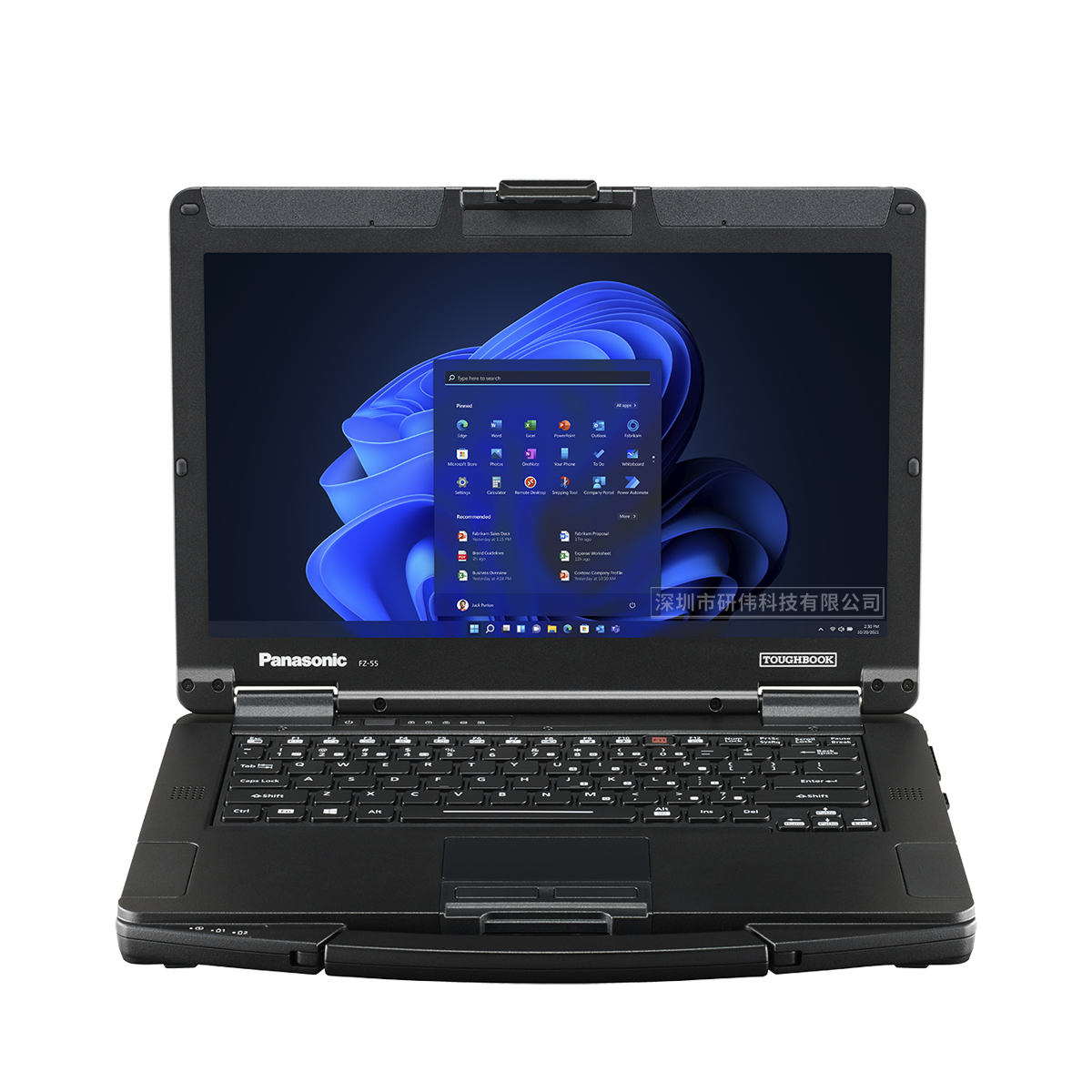 松下（Panasonic）FZ-55 MK1 半加固型工业笔记本电脑，14 英寸便携式移动工作站 8 代i5/i7 {已停产}