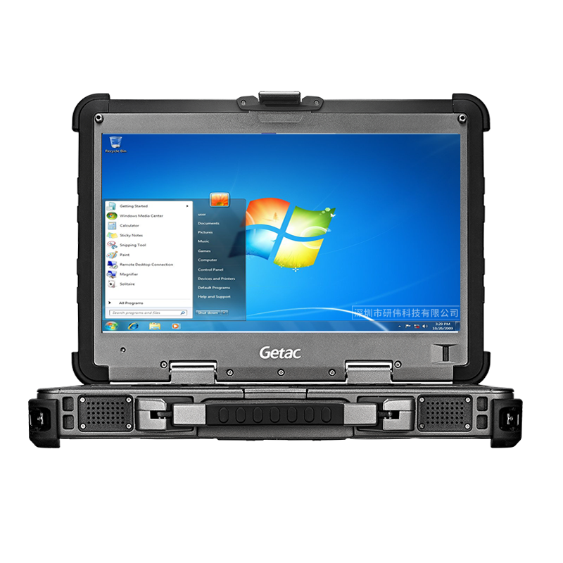 神基GETAC X500 G2 工业笔记本电脑,15.6英寸便携式三防加固机工作站可定制 Windows 7/ XP 系统