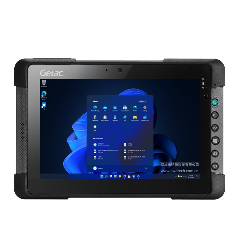 Getac T800 全坚固型工业平板电脑 8.1英寸轻薄便携式三防手持终端机PAD Windows 10 IoT 操作系统