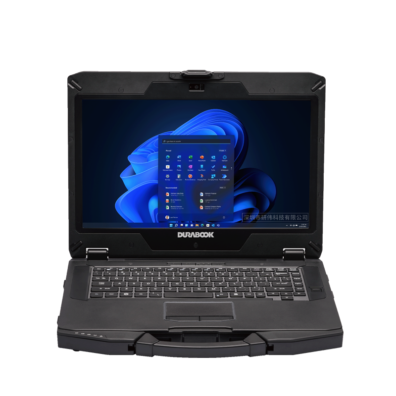 Durabook S14I 加固笔记本电脑,14 英寸便携式三防半坚固型移动工作站，IP53 防水防尘 11代 i3/i5/i7