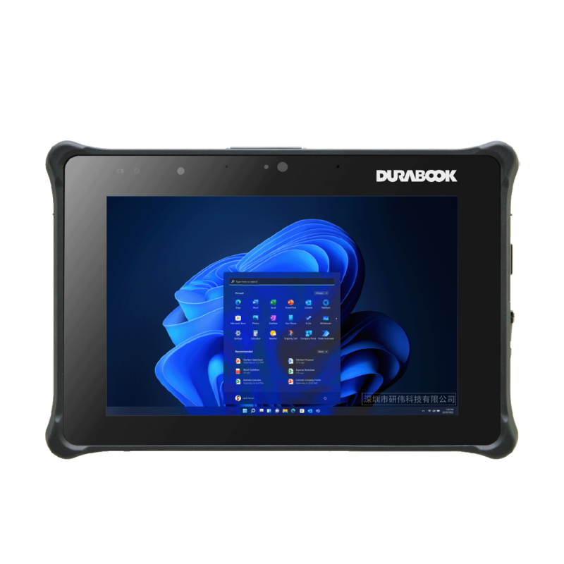 DURABOOK R8 强固型平板电脑，8 英寸便携式加固三防手持终端机, 12 代处理器 i7/i5
